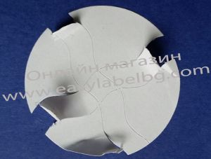 Paper warranty seal stickers