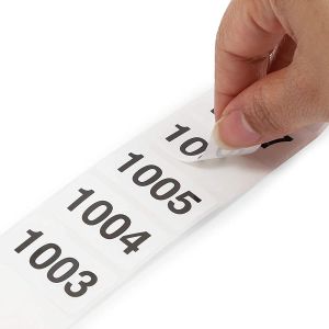 Consecutive Number Labels