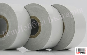 100 ролки Бяло кодинг фолио - термотрансферна лента за дата устройствa, Hot Foil, 30mm x 122m + БЕЗПЛАТНА ДОСТАВКА