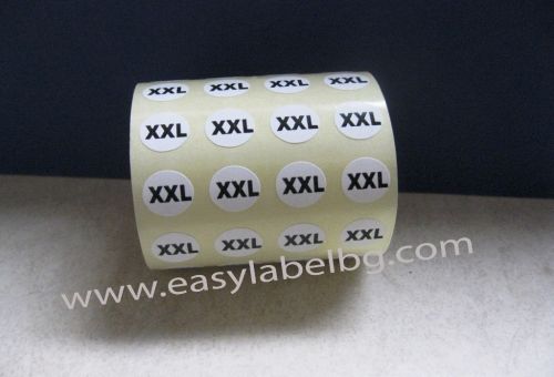 SELF-ADHESIVE LABEL ROLL, radiant colour: yellow, 10mm X 20mm