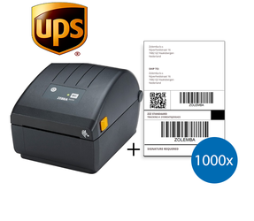 SendCloud Starter Package | Zebra ZD220D Printer + 1 000 Shipping Labels 100mm x 150mm (4