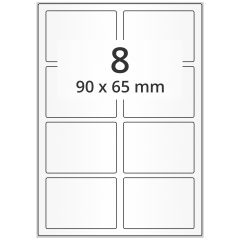 Прозрачни Етикети Изи Лейбъл A4 - Различни размери, 100 л.