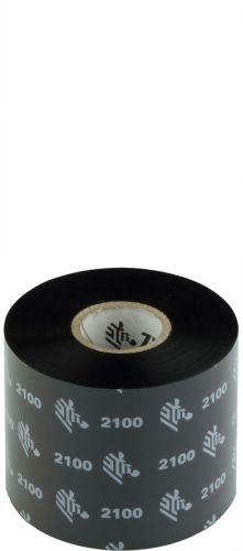Genuine Zebra 2100 Wax 02100BK06045, Black, 60mm x 450m