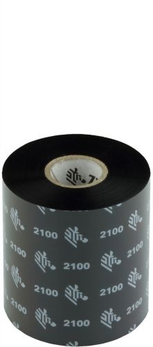 Genuine Zebra 2100 Wax High Performance 02100BK08045, Black, 80mm x 450m