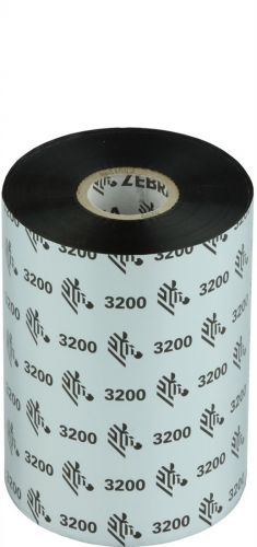 Genuine 03200BK11045 Zebra 3200 Wax/Resin ribbon 110mm x 450m, OUT