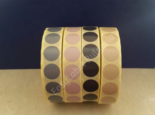 Red Round Self Adhesive Labels, Ø35mm, 2 000