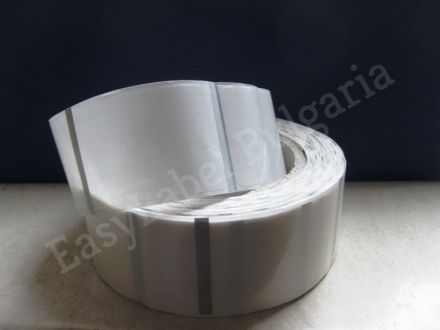 Self-Adhesive Label Roll, transparent polyethylene, 30mm x 20mm /1/ 3 500, Ø76mm