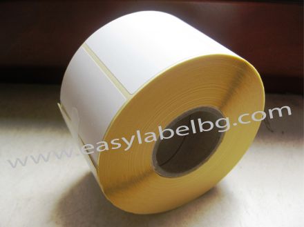 Direct Thermal Labels, white  80mm х 51mm, Ø40mm, Thermal Top