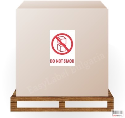 International Safe Handling Labels - "Fragile", "Keep dry", "This side UP", Rolls of 100, 102mm x 194mm