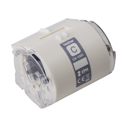 Genuine Brother CK-1000 print head cleaning roll, 50mm wide. Tape is 50mm wide.