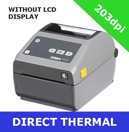 Zebra ZD620d Настолен термодиректен принтер с диплей 