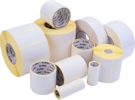3003355 - Zebra PolyPro 4000D, label roll, synthetic, 76.2mm x 25.4mm, core 19mm, original