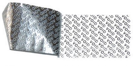 Защитни, гарaнционни етикети - silver VOID, 50mm x 30mm, 200