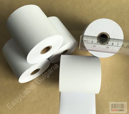 80x80x25mm Thermo POS Paper Cash Register Tape Receipt Till Roll Thermal Paper Rolls 