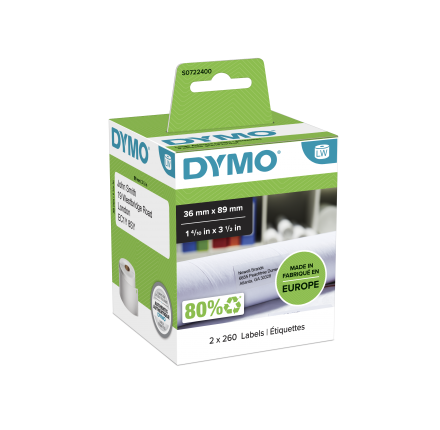 Dymo Authentic 11356 Removable Small Name Badge 41mm x 89mm