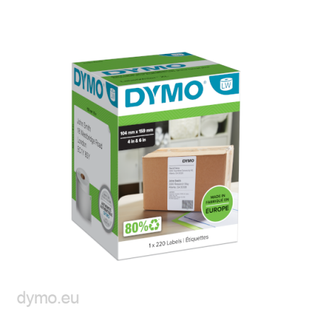 Dymo Authentic S0904980 Extra Large Shipping Labels 104x159mm for LabelWriter 4XL and 5XL
