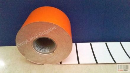 Cardboard tags, 70mm х 38mm, 1 000, orange
