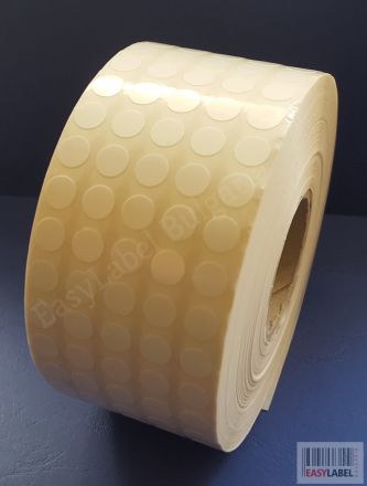 White Removable Color Coding Dot Labels, Ø8mm /5/ 30 000, core Ø40mm 