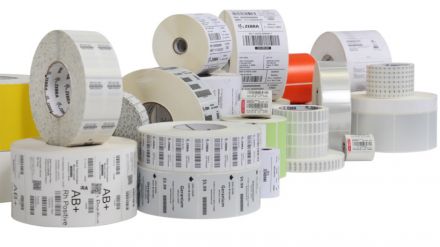 800294-605 - Zebra Thermal Transfer Economy Paper Labels 102mm x 152mm, perforated between each label, 475 Labels Per Roll, 1 Roll/Box, core 25mm, original