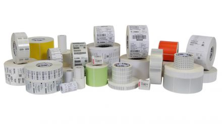 800294-605 - Zebra Thermal Transfer Economy Paper Labels 102mm x 152mm, perforated between each label, 475 Labels Per Roll, 1 Roll/Box, core 25mm, original