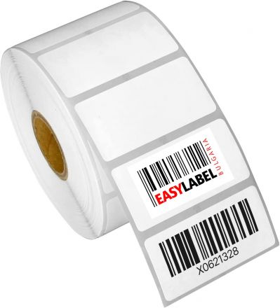 Thermal-eco labels, removable 30mm x 15mm, 1 inch (25.4 mm) core diameter, 4 000 labels, 1 roll