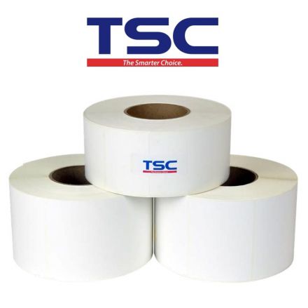 Compatible TSC 38-T105148-10LF, White Paper Label Roll, 500 labels per roll, 105mm x 148mm