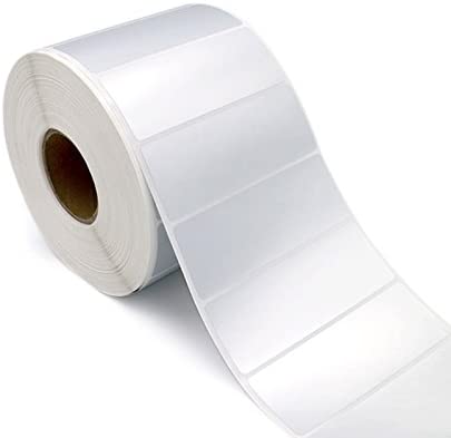 Self-Adhesive Label Roll, polyester (PET), 50mm x 30mm, 1 000, Ø40mm