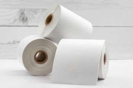 White Continuous Thermal Transfer Paper Roll 50mm x 40m, Ø25, 15