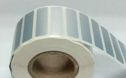 Self-Adhesive Label Roll, polyester (PET), 30mm x 10mm, 1 000, Ø40mm