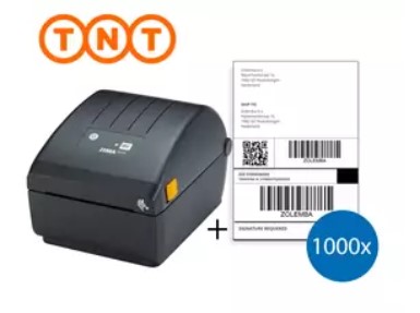 TNT Starter Package | Zebra ZD220D Printer + 1 000 Shipping Labels 100mm x 150mm (4" x 6") 