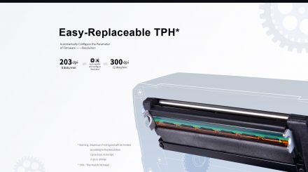 Label printer Alpha, 300dpi