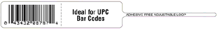 SELF-ADHESIVE LABELS, white polyethylene (PE), 45mm X 12mm