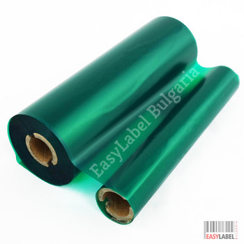 Thermal Transfer Ribbon, Eco WAX, Green, 75mm X 74m