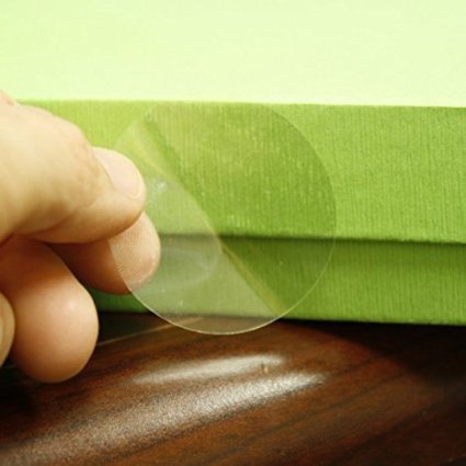 Self-Adhesive Label Roll, transparent polyethylene, Ø25mm