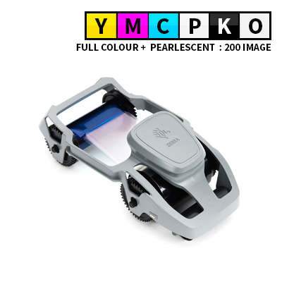 YMCKO Printer ribbon for Zebra ZC100-ZC300-ZC350 (200 prnt.)
