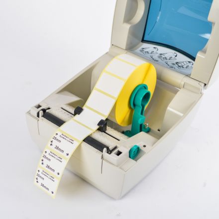 Direct Thermal Label Permanent Adhesive 38mm x 25mm 2,000 per roll For Small Desktop Label Printers