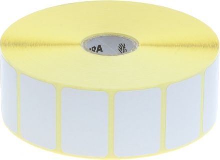 Direct Thermal Label Permanent Adhesive 38mm x 25mm 2 580 per roll For Small Desktop Label Printers