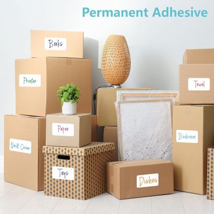 Perforated Direct Thermal Top Labels White 100mm x 90mm - 700 Labels per Roll 