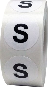 Standard Printed Labels,  Ø25mm, 500