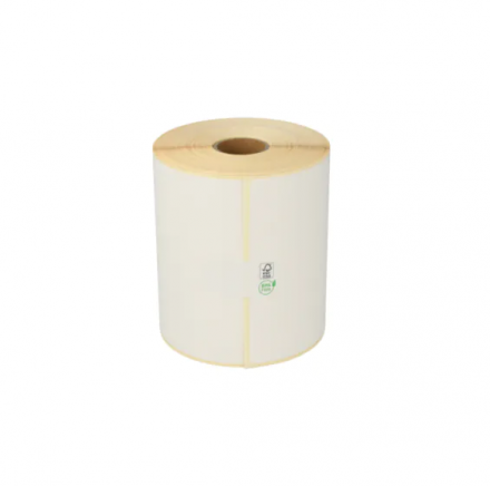 Zebra (800264-605) compatible labels, 102mm x 150mm, ECO, 300 labels, 25mm core, white, permanent