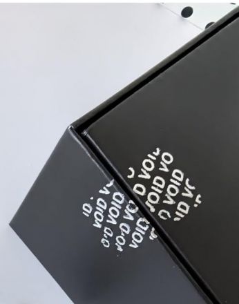 Security Warranty silver VOID Labels 60mm x 30mm, 1 000
