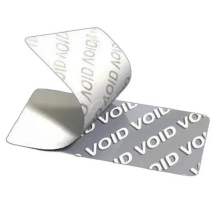 Security Warranty silver VOID Labels 60mm x 30mm, 1 000