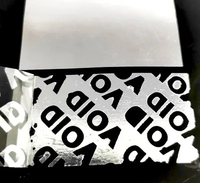 Security Warranty silver VOID Labels 60mm x 30mm, 1 000