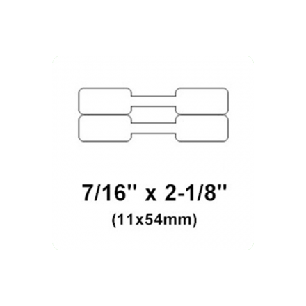 Dymo 11351 compatible jewelry labels, 11mm x 54mm, 1 500 labels