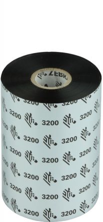 Genuine 03200BK11045 Zebra 3200 Wax/Resin ribbon 110mm x 450m, OUT