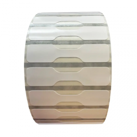 Authentic Zebra Direct Thermal White Polypropylene (PP) Jewelry Self Adhesive Labels 56mm x 13mm, 3 510 (without flaps)