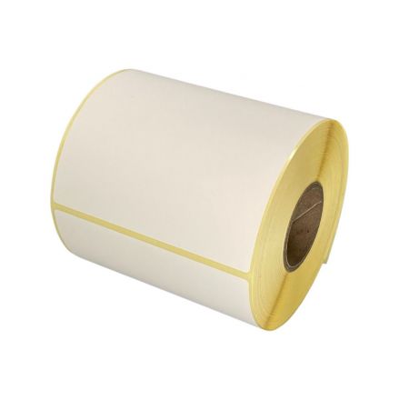104mm x 159mm White Direct Thermal Top Labels, Ø25mm Core, white, permanent