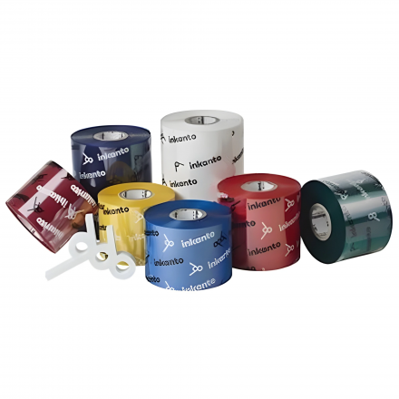 Genuine Armor AWR1 Wax ribbon, Black, 80mm x 300m