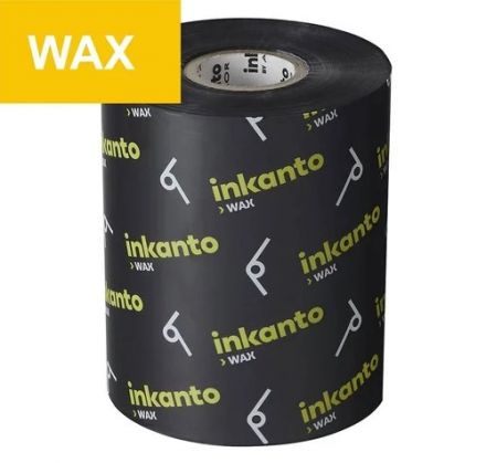 Genuine Armor AWR1 Wax ribbon, Black, 80mm x 300m