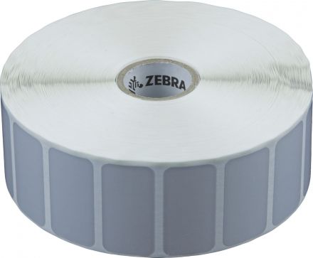 3006493 Zebra Z-Ultimate 3000T, original silver polyester labels, 38mm x 19mm, 3 720, core Ø25mm 